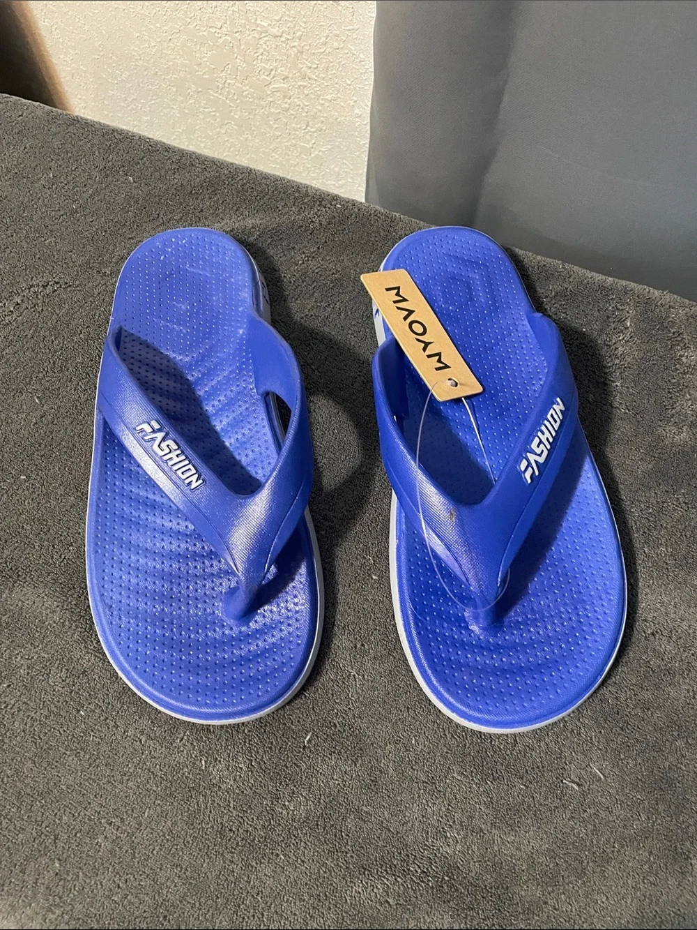 Blue Men's Flip-Flop Sandals - Comfortable Daily Wear NWT